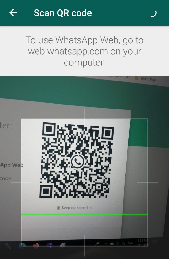 WhatsApp Web QR Code Scanner