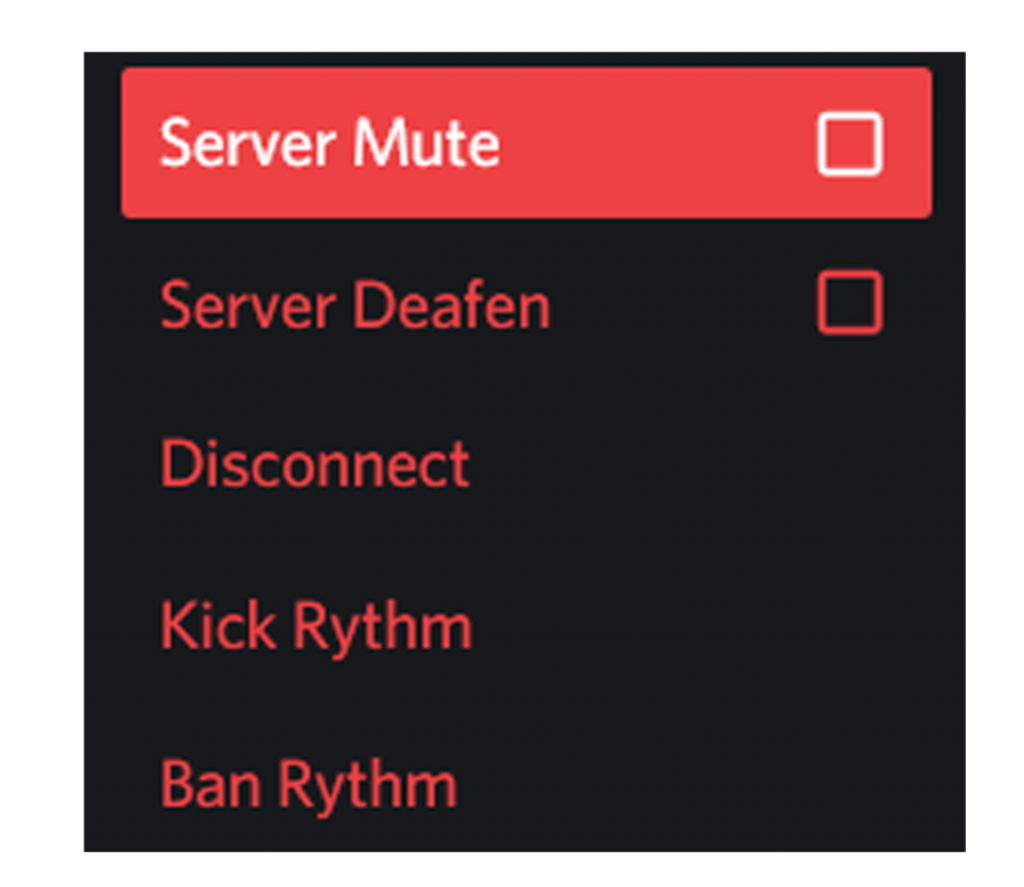 server rhythm bot mute