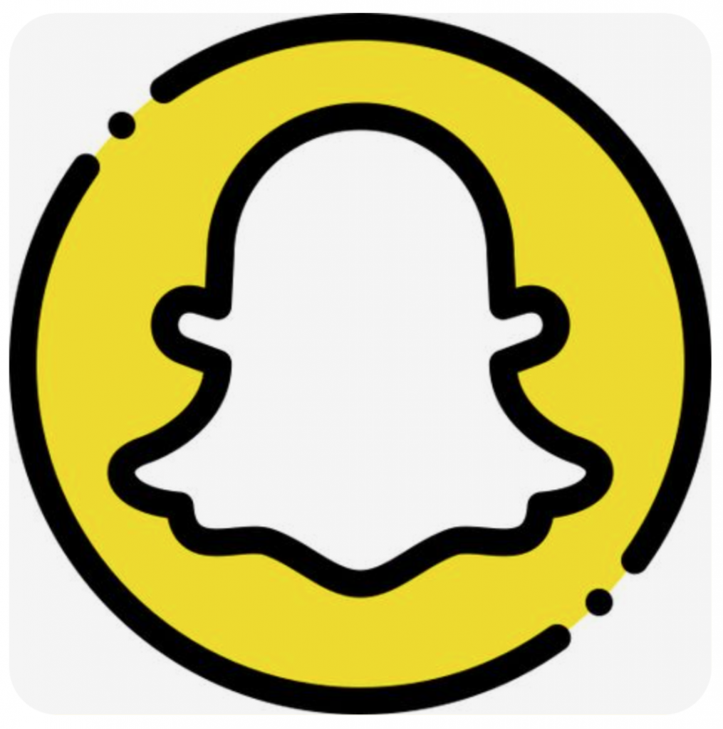 Snapchat logo (cute, aesthetic)