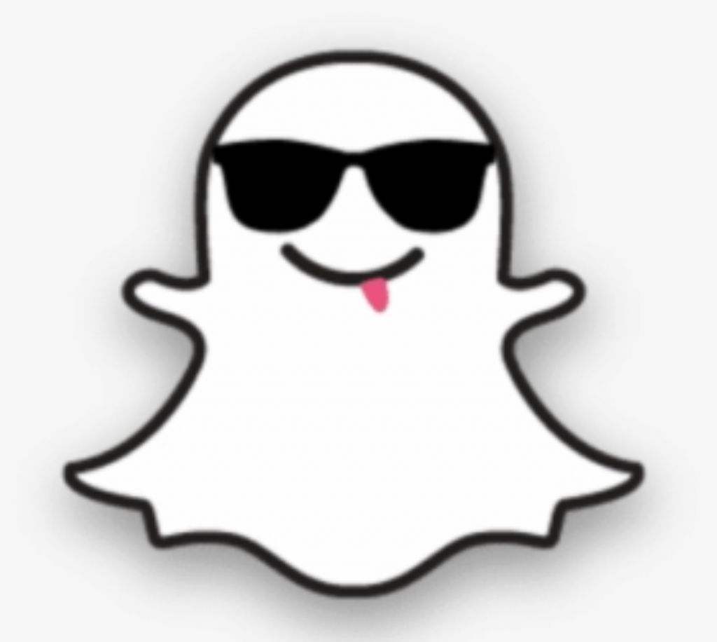 Cool Snapchat logo (sunglasses)