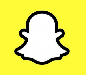 snapchat logo white ghost bold yellow background