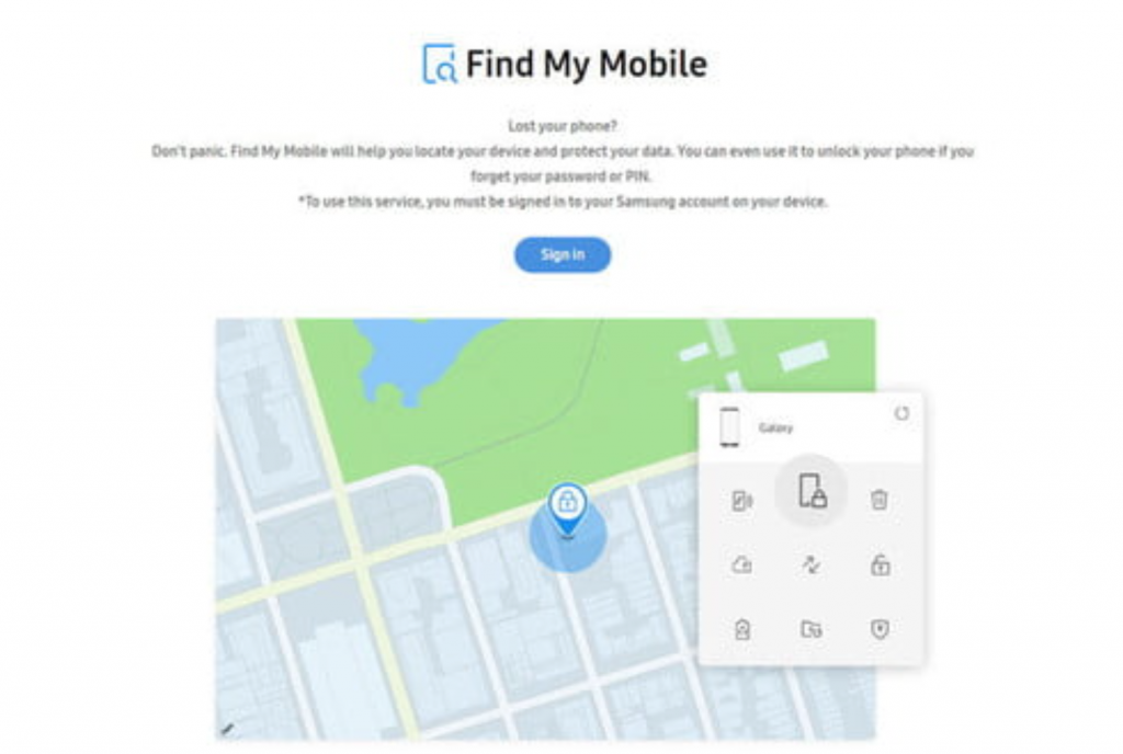 find my mobile samsung find your lost phone