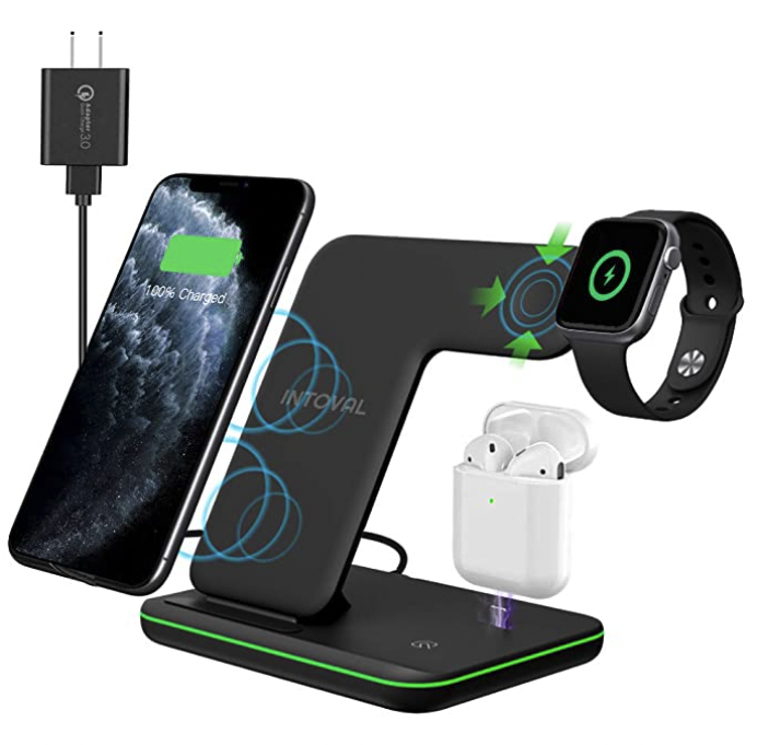 Intoval Wireless Charger, 3 in 1 Charger