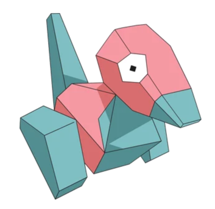 porygon easiest to draw pokemon