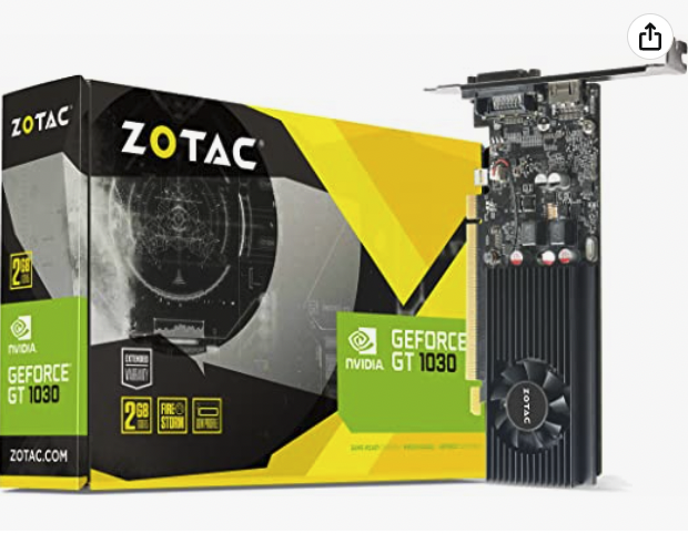 ZOTAC GeForce GT 1030 – Cheapest Option under $200