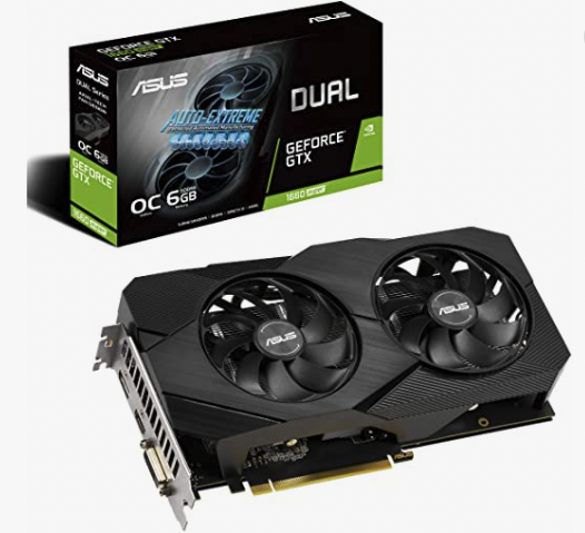 ASUS GeForce GTX 1660 Super Overclocked - Overall Best Low-Budget GPU for 1080p Gaming