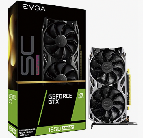 EVGA GeForce GTX 1650 Super SC - Great Entry-Level Graphics Card for 720p Gaming