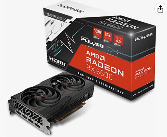 Sapphire 11310-01-20G Pulse AMD Radeon RX 6600 Gaming Graphics Card – The Overall Best GPU Under $300